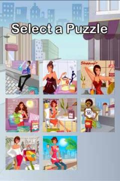 Shopping Girl Puzzle