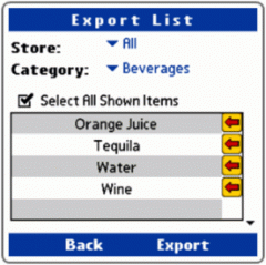 Shopping List Deluxe (Palm OS)