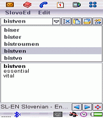 Slovenian-English and English-Slovenian dictionary (UIQ2.x)