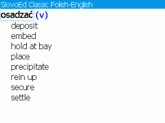 SlovoEd Classic English-Polish & Polish-English Dictionay for BlackBerryr