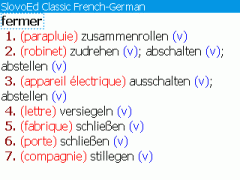 SlovoEd Classic French-German & German-French Dictionary for BlackBerry