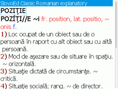 SlovoEd Classic Romanian Explanatory Dictionary for BlackBerry