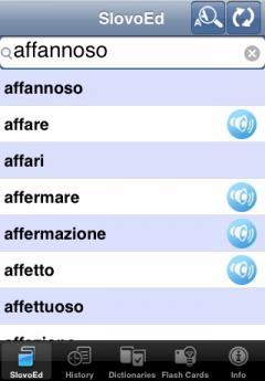 SlovoEd Compact Dutch-Italian & Italian-Dutch Dictionary (iPhone/iPad)