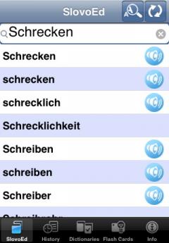 SlovoEd Compact German-Latin & Latin-German Dictionary (iPhone/iPad)