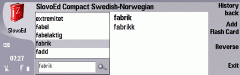 SlovoEd Compact Norwegian-Swedish & Swedish-Norwegian dictionary for Nokia 9300 / 9500