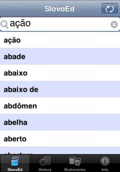 SlovoEd Compact Portuguese-Swedish & Swedish-Portuguese Dictionary (iPhone/iPad)