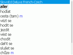 SlovoEd Deluxe Czech-French & French-Czech Dictionary for BlackBerry