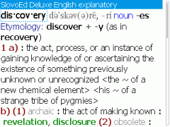SlovoEd Deluxe English Explanatory Dictionary for Blackberry