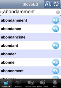 SlovoEd Deluxe French-Russian & Russian-French Dictionary (iPhone/iPad)