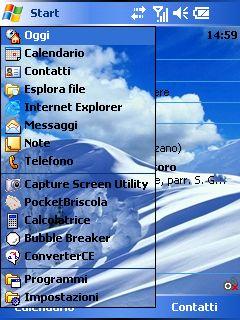 Snow 02 SK Theme for Pocket PC