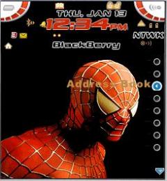 Spiderman Theme for Blackberry 7100