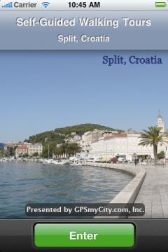 Split Map and Walking Tours