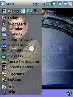 Stargate Jackson Theme for Pocket PC