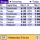 Stops - The Bus Schedule Database
