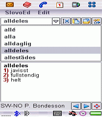 Swedish-Norwegian and Norwegian-Swedish dictionary (UIQ2.x)