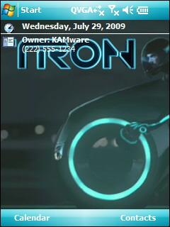 TRON 3D 3 Theme for Pocket PC