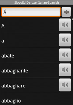 Talking SlovoEd Classic Italian-Spanish & Spanish-Italian Dictionary for Android