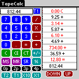 TapeCalcCR (Palm OS)