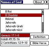 TealInfoDB: God Names
