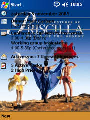 The Adventures Of Priscilla Theme for Pocket PC