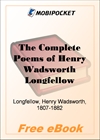 The Complete Poems of Henry Wadsworth Longfellow for MobiPocket Reader