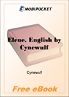The Elene of Cynewulf for MobiPocket Reader