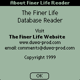 The Finer Life Database Reader