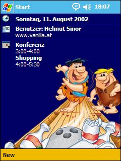 The Flintstones Animated Theme for Pocket PC
