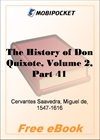 The History of Don Quixote, Volume 2, Part 41 for MobiPocket Reader