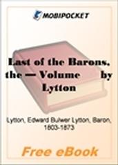 The Last of the Barons, Volume 2 for MobiPocket Reader