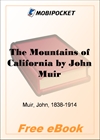 The Mountains of California for MobiPocket Reader