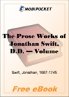 The Prose Works of Jonathan Swift - Volume 10 for MobiPocket Reader