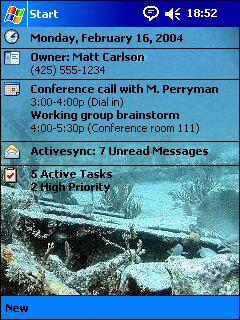 The Wreck of the Benwood Theme for Pocket PC