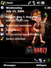 The Ant Bully Black Theme Pocket PC