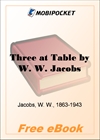 Three at Table The Lady of the Barge and Others, Part 12 for MobiPocket Reader