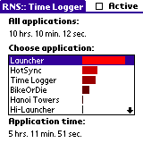 Time Logger for Palm OS