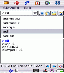 Turkish-Russian dictionary (UIQ2.x)