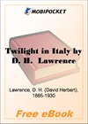 Twilight in Italy for MobiPocket Reader