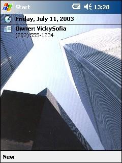 Twin Towers 01 Theme for Pocket PC