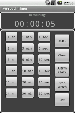TwoTouch Timer Free