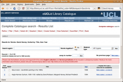 UCL Library Catalogue Quick Search - Firefox Addon
