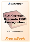 U.S. Copyright Renewals, 1969 January - June for MobiPocket Reader