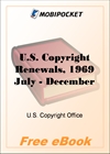 U.S. Copyright Renewals, 1969 July - December for MobiPocket Reader
