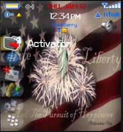 USA Zen Theme for Blackberry 8100 Pearl