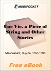 Une Vie, a Piece of String and Other Stories for MobiPocket Reader
