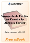 Voyage de J. Cartier au Canada for MobiPocket Reader