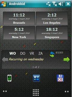 WMD-WorldClock Widget for Androkkid