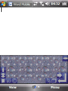 Water Bubbles Skin for Resco Keyboard Pro