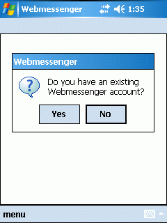 Webmessenger - Mobile Instant Messenger (Pocket PC)