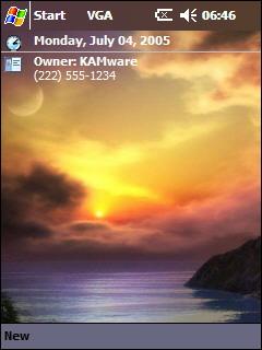 Welcome To Paradise Theme for Pocket PC
